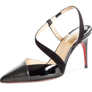 Used w box Christian Louboutin Platina 85 Pump, 38